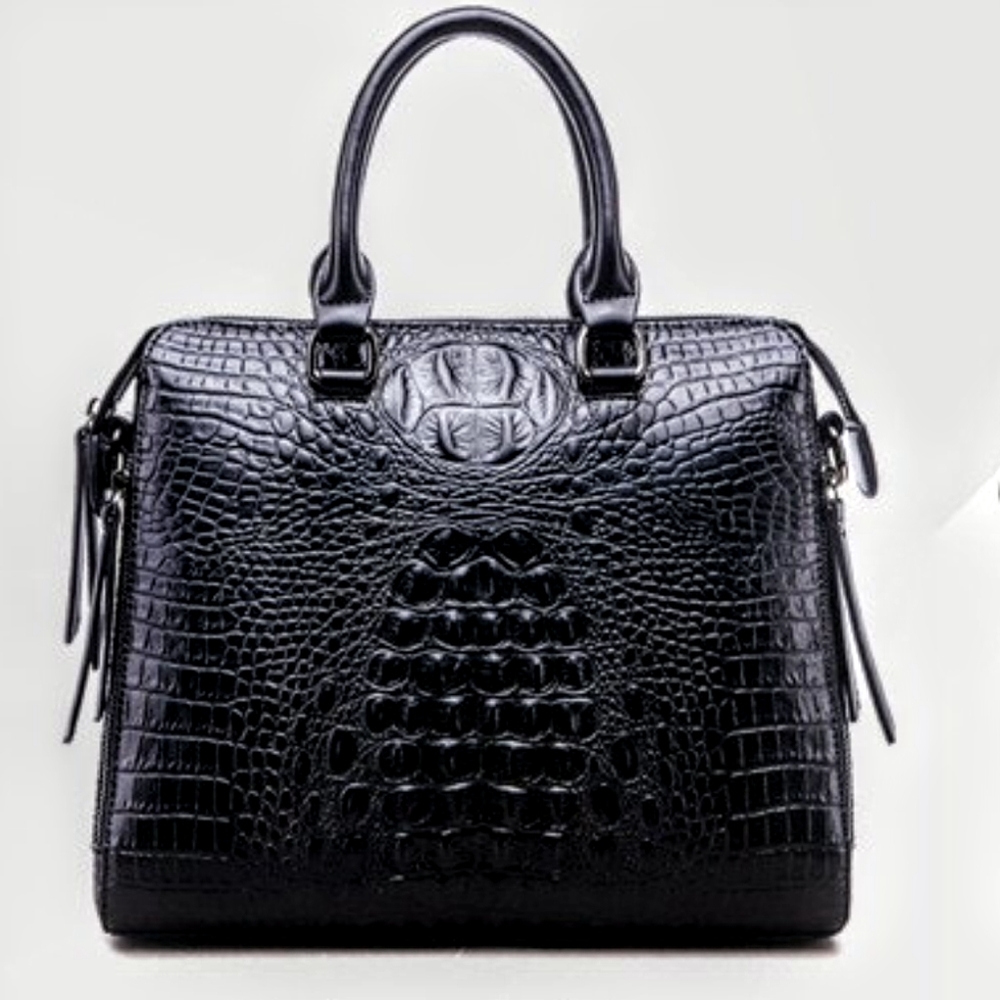 Corocodile Embossed Handbag